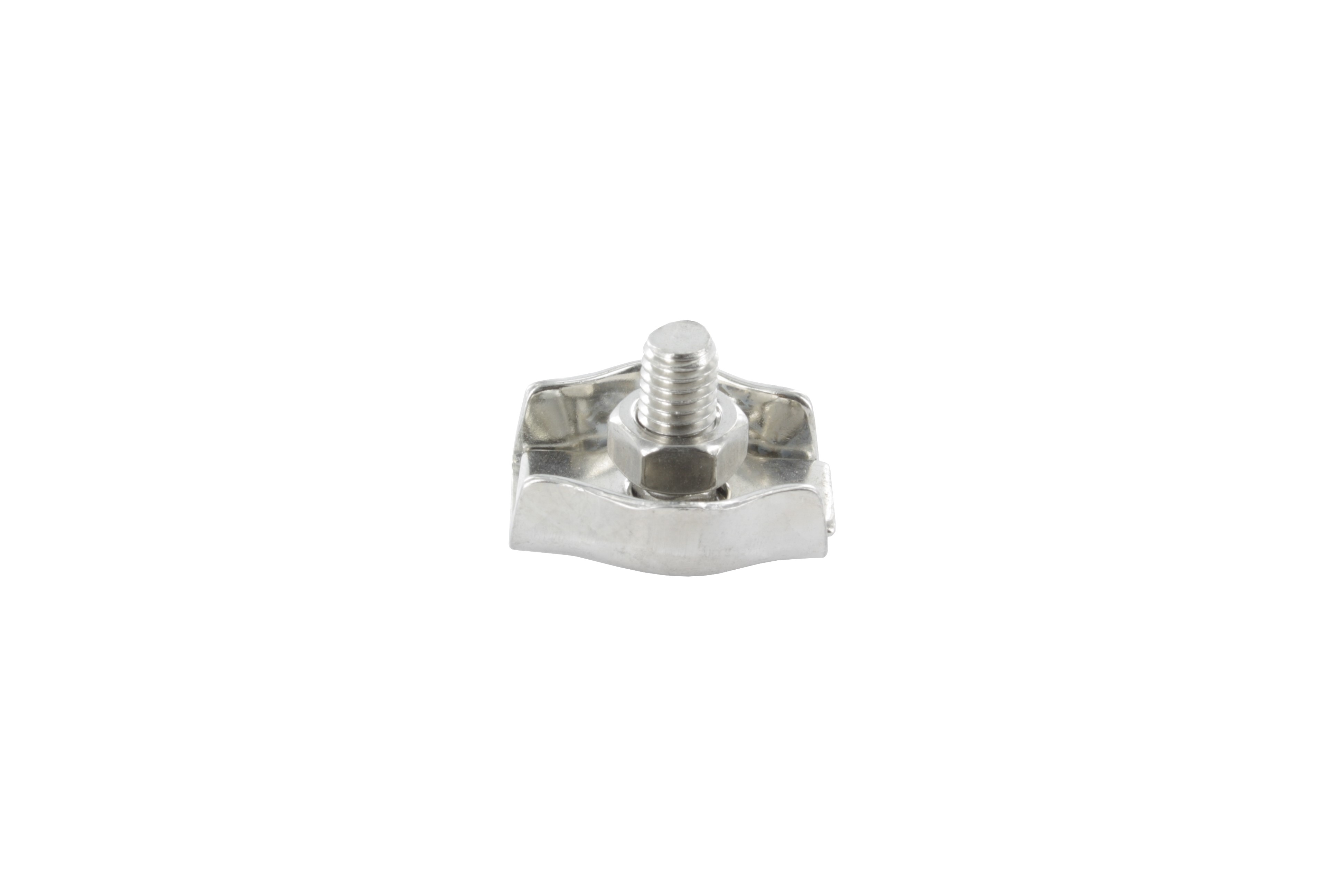 INOX-Simplexklemmen f. Seil 2mm, V4A