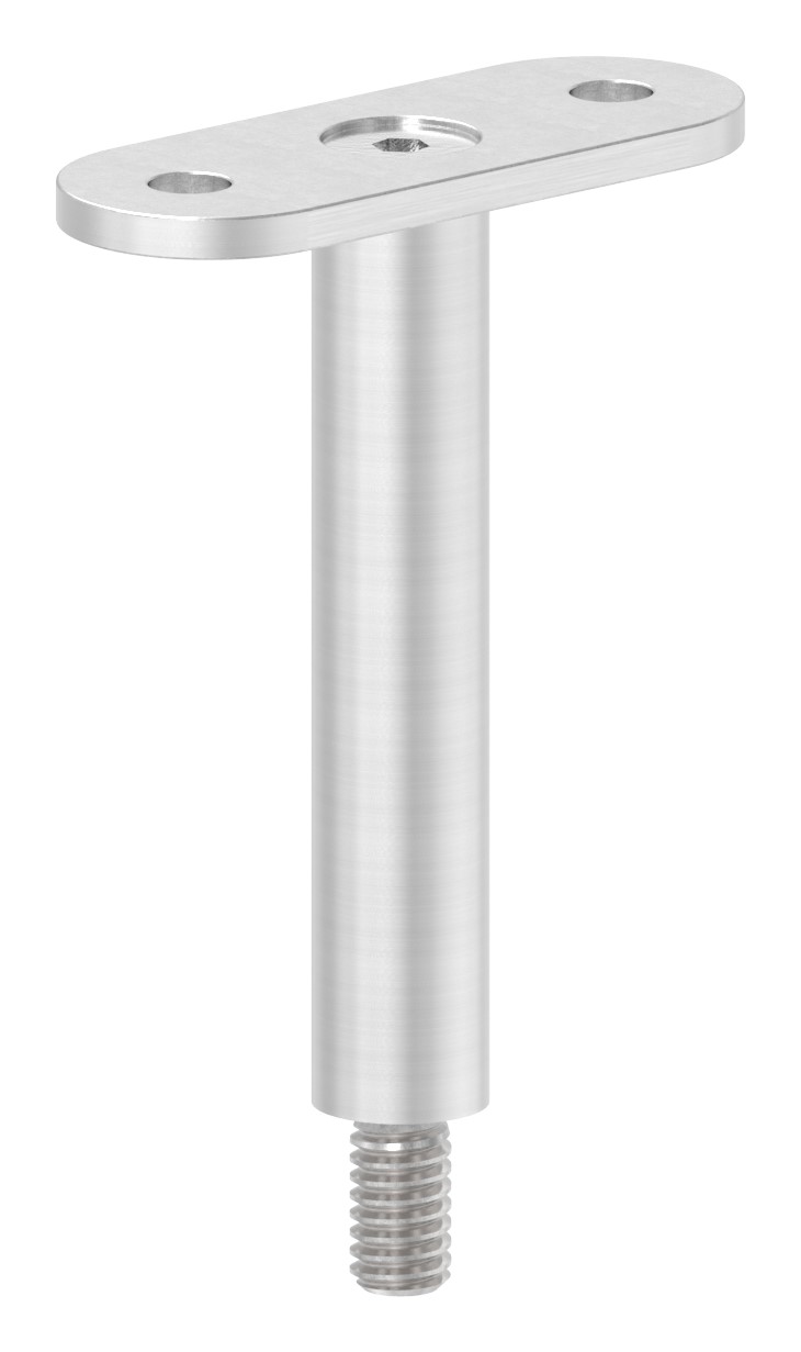 Stift Ø 14mm mit Handlaufanschlussplatte flach, V2A
