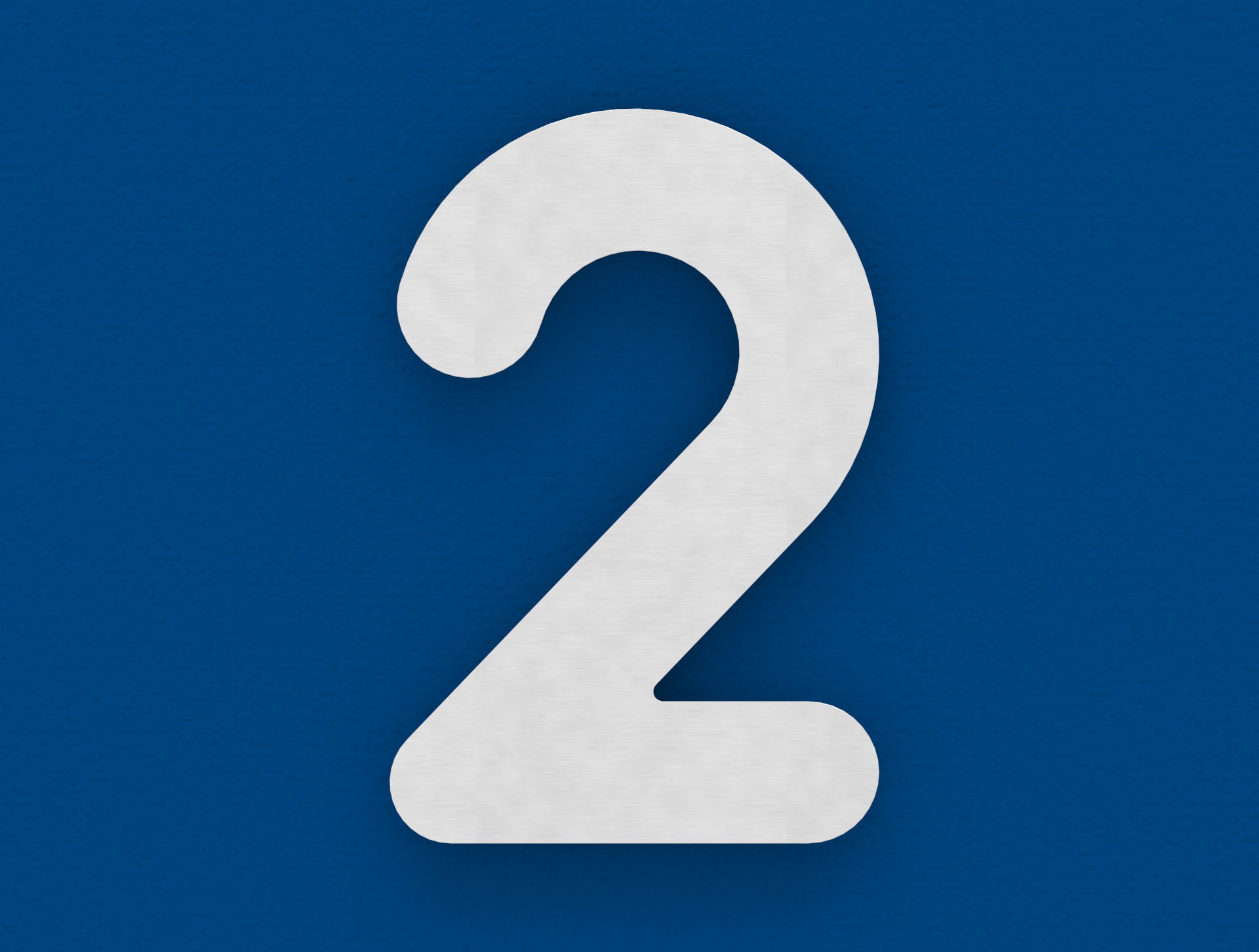 Hausnummer 2 - "groß", V2A