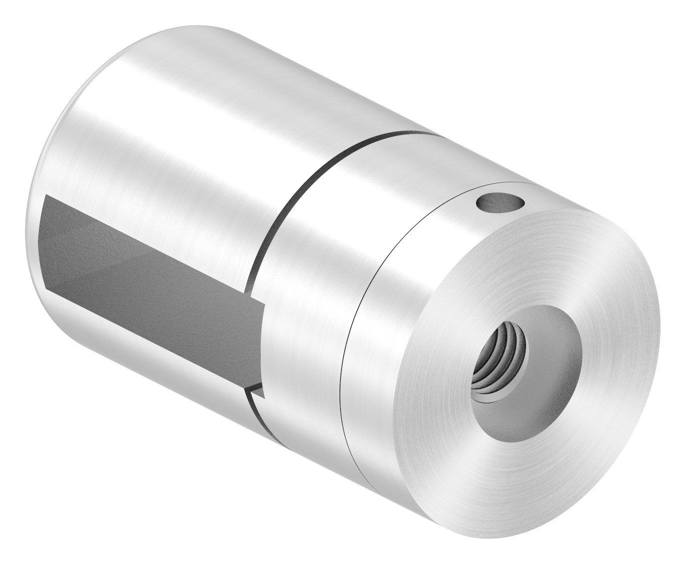 Brenk Grundhalter für Flachstäbe 30x8mm, ALU