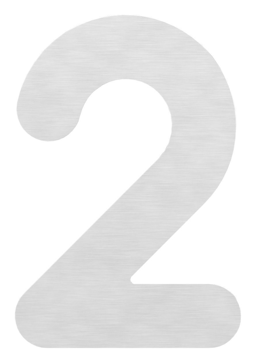 Hausnummer 2 - "klein", V2A