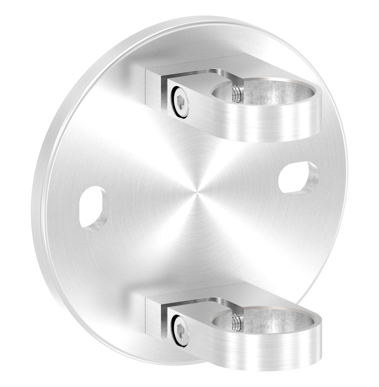 Wandbefestigung für Geländerpfosten 42,4mm, V2A