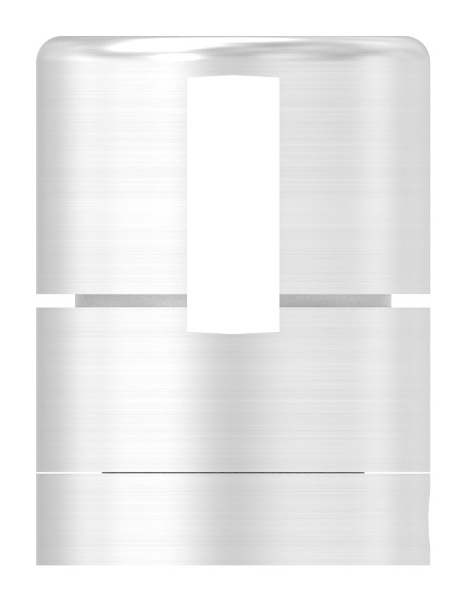 Brenk Grundhalter für Flachstäbe 20x6mm, ALU