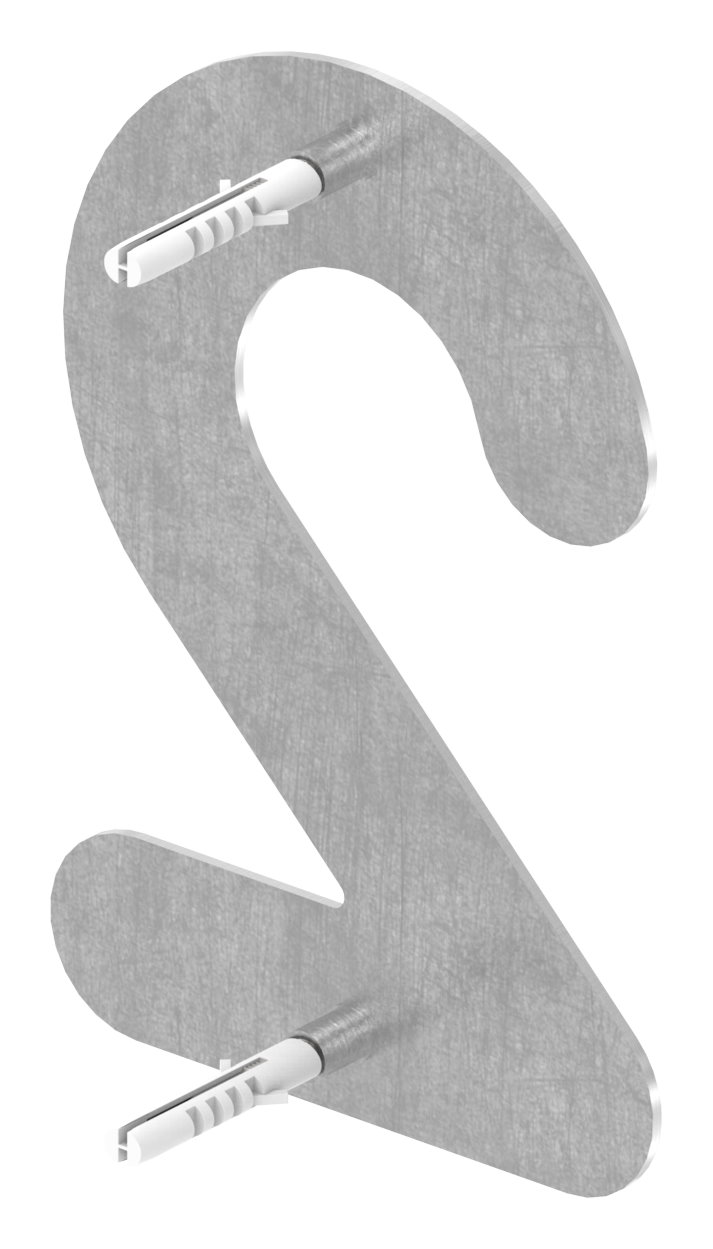 Hausnummer 2 - "klein", V2A