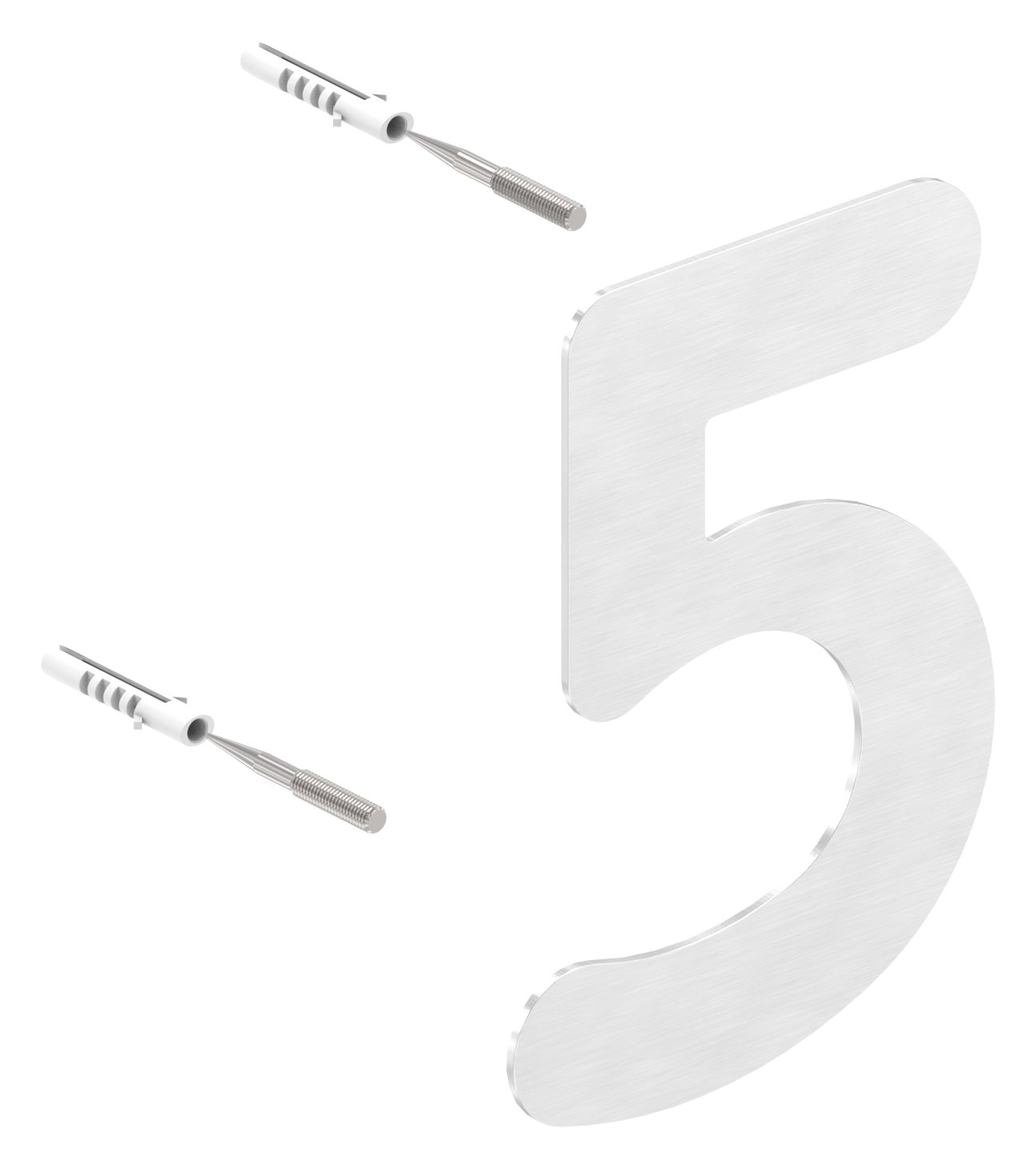 Hausnummer 5 - "klein", V2A