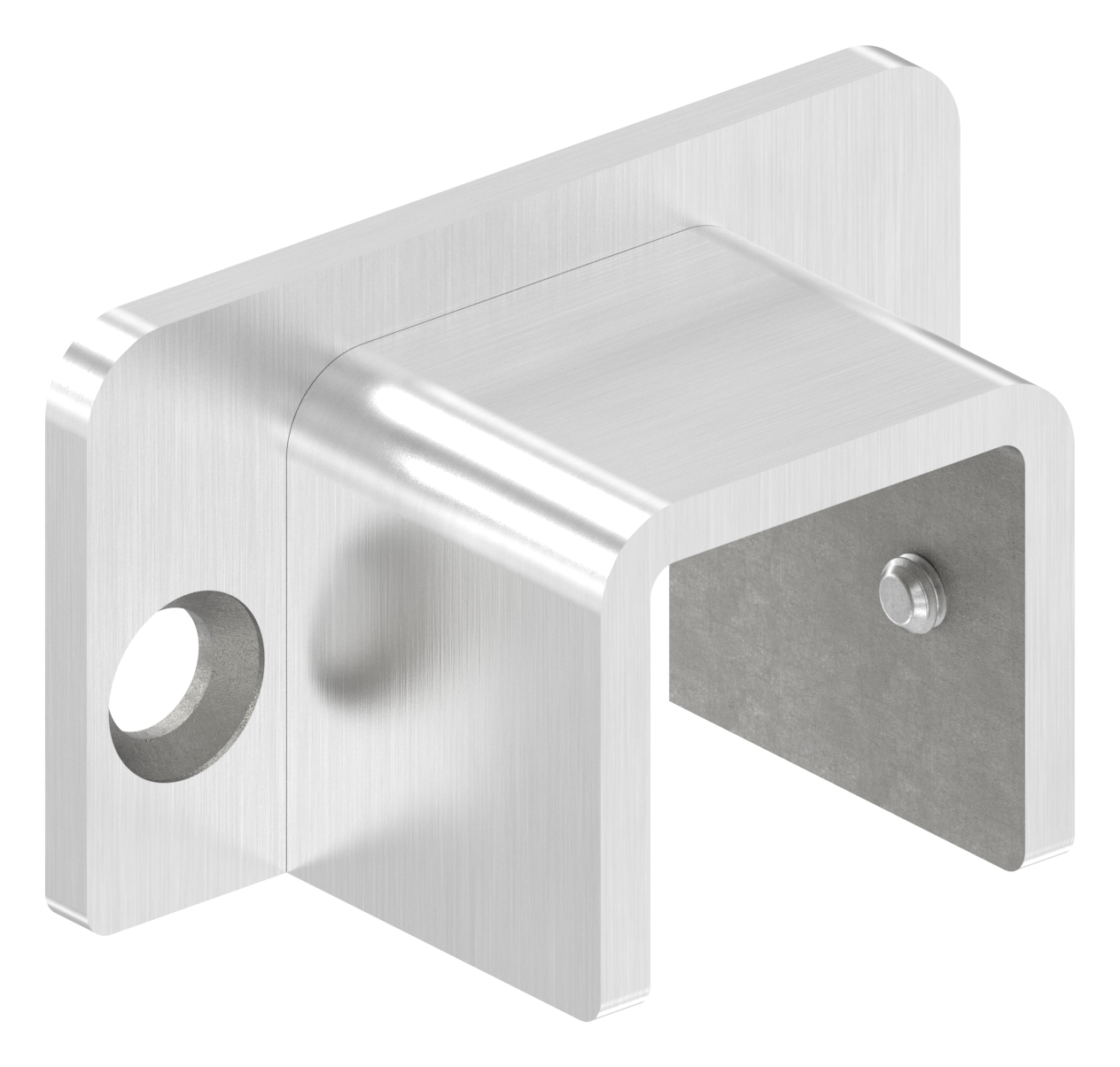 Wandhalterung für Edelstahl-U-Profil 80530-XXX, V2A