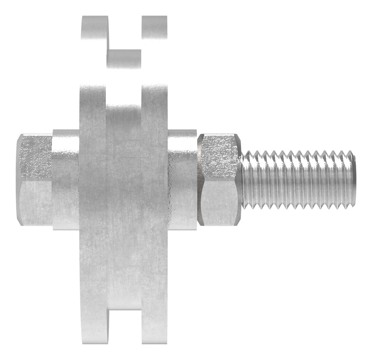 Schiebetorrolle 78mm mit U-Rille 8x8mm