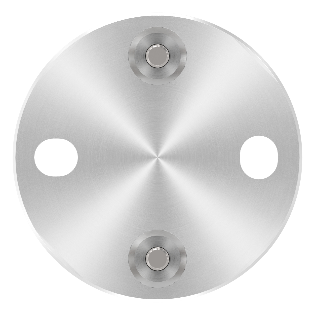 Wandbefestigung für Geländerpfosten 42,4mm, V2A