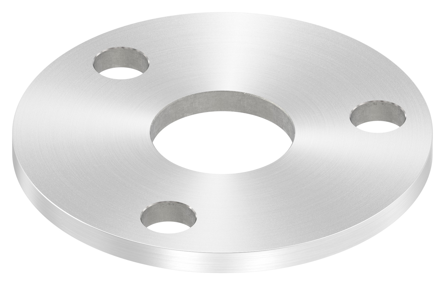 Ankerplatte Ø 100x6mm, mit Rundschliff, V2A