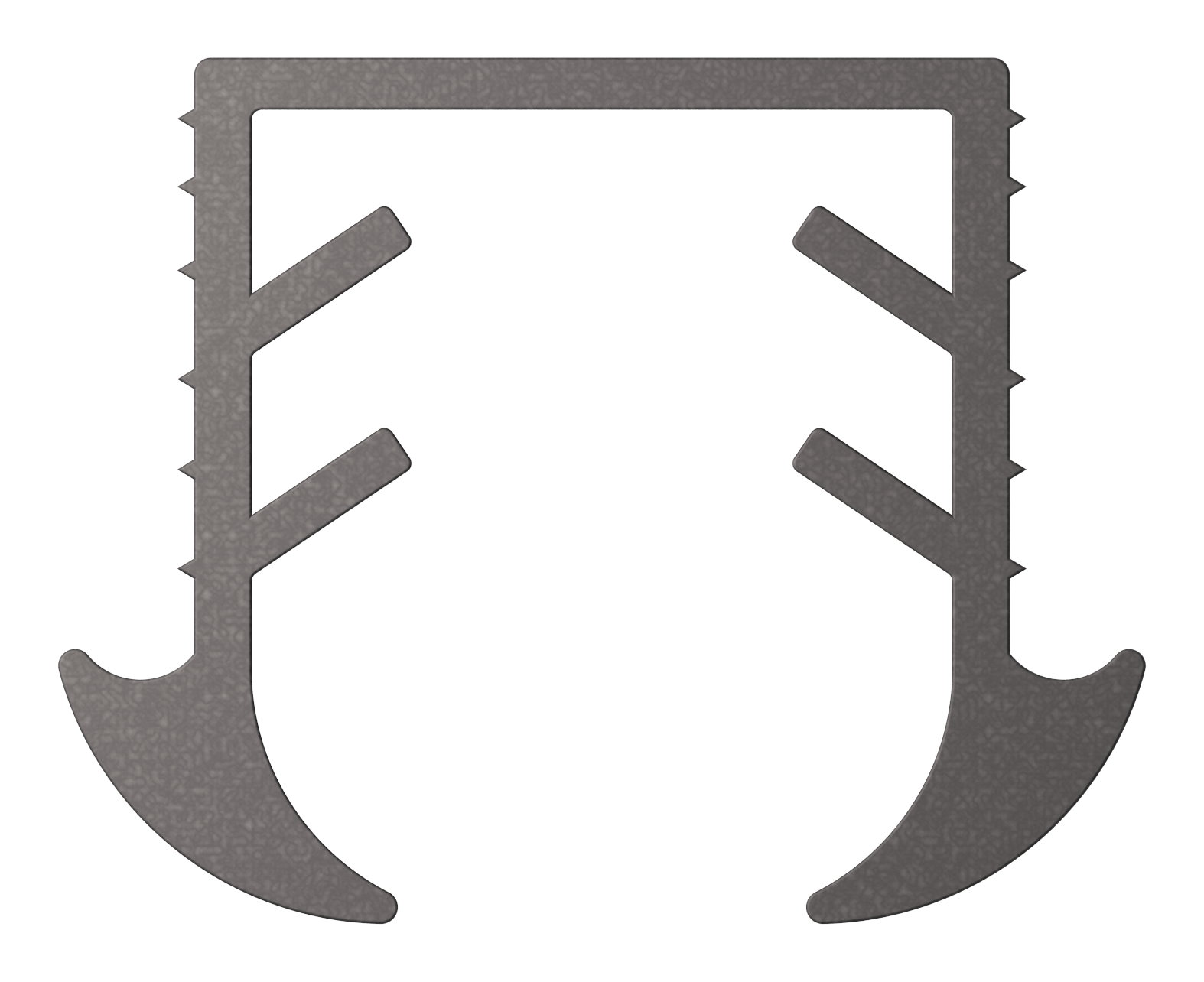 Keildichtung Glas 11,52 - 13,52mm, für Nut 24x24mm, 25m, EPDM
