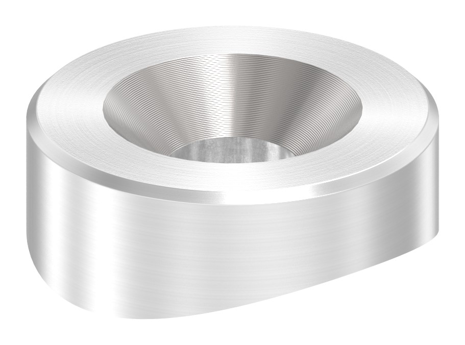 Ausgleichsstück (mit Senkung) für Rohr 42,4mm, Ø 20mm, V2A