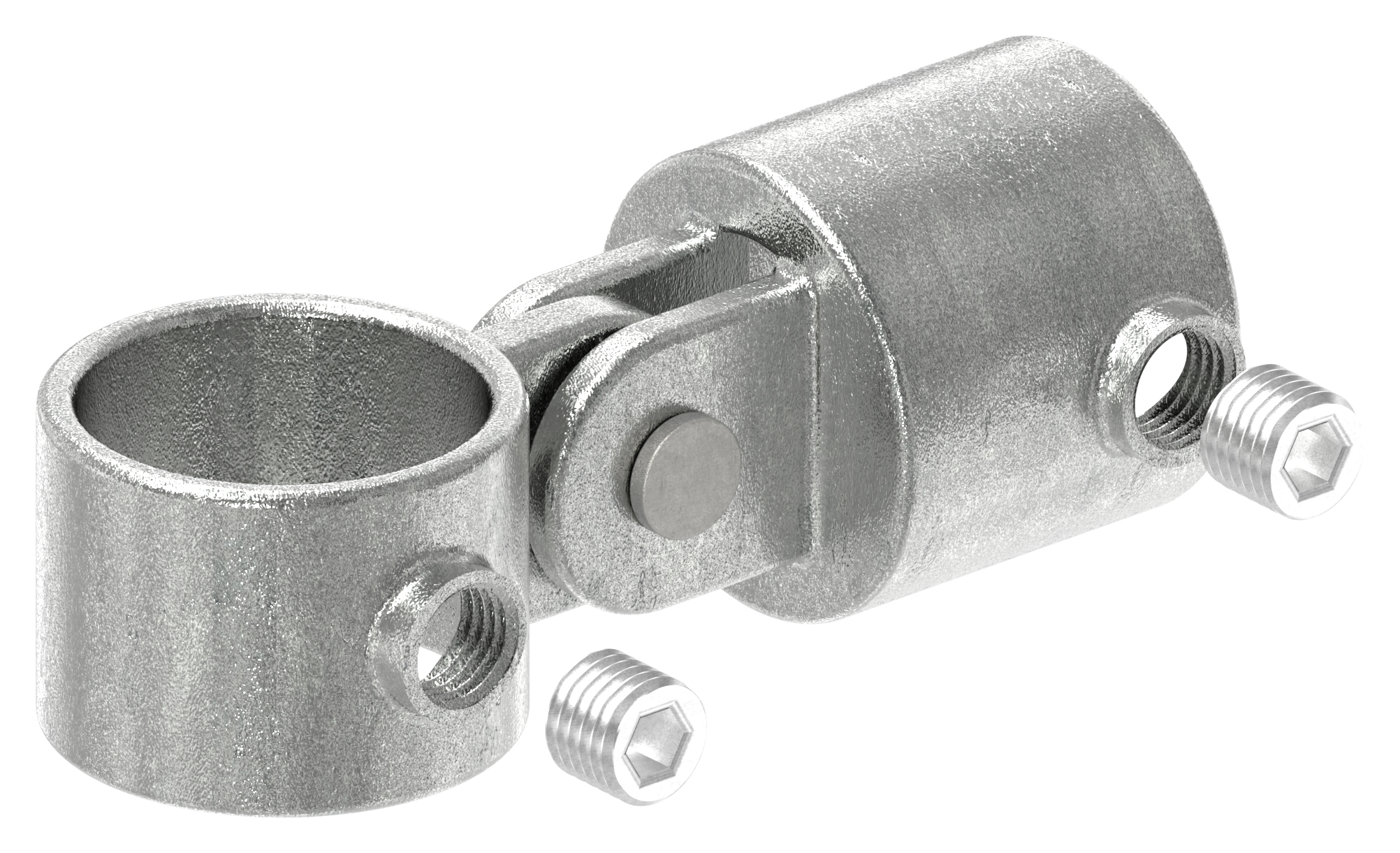 Verbinder, variabel, für Rohr Ø 48,3mm