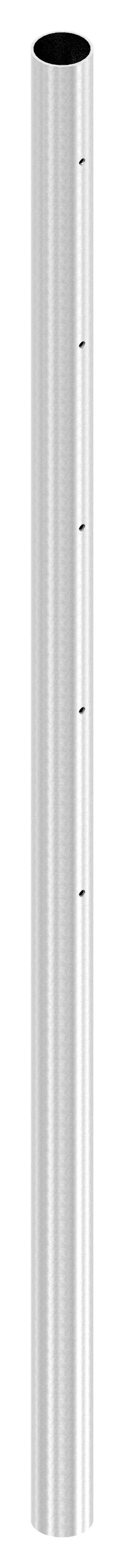 Edelstahlpfosten aus Rohr 42,4mmx2,0mm, V2A