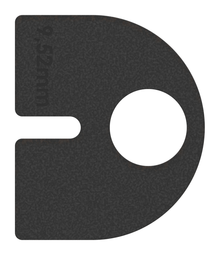 Gummi für Mod. 30, VSG-Glas 9,52mm