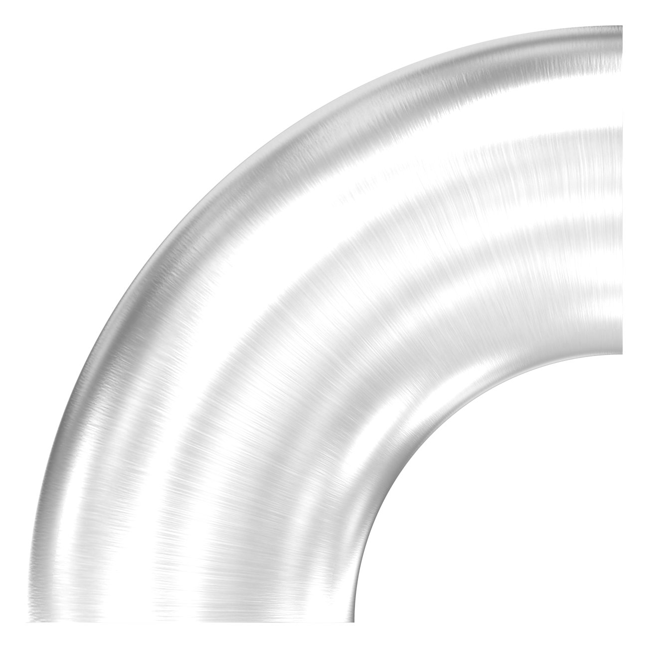 Schweißbogen 90°, 70,0 x 2,0mm, V2A