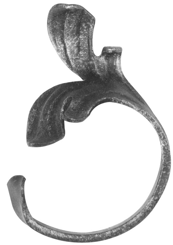 Leichtbarock-Ansatz 12x5mm, 70x60mm, RE