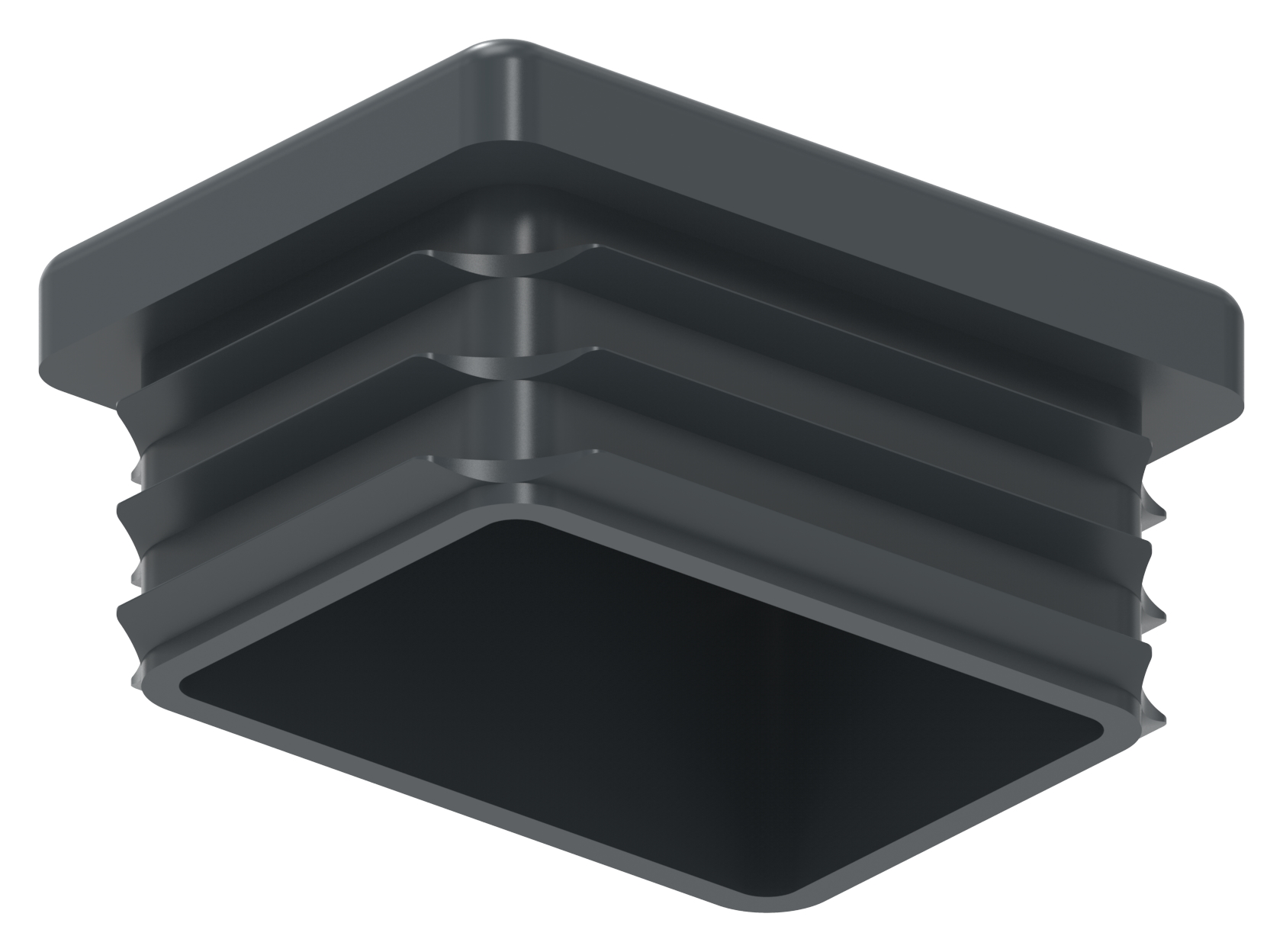 Kunststoffkappe für Rechteckrohr 40x30mm
