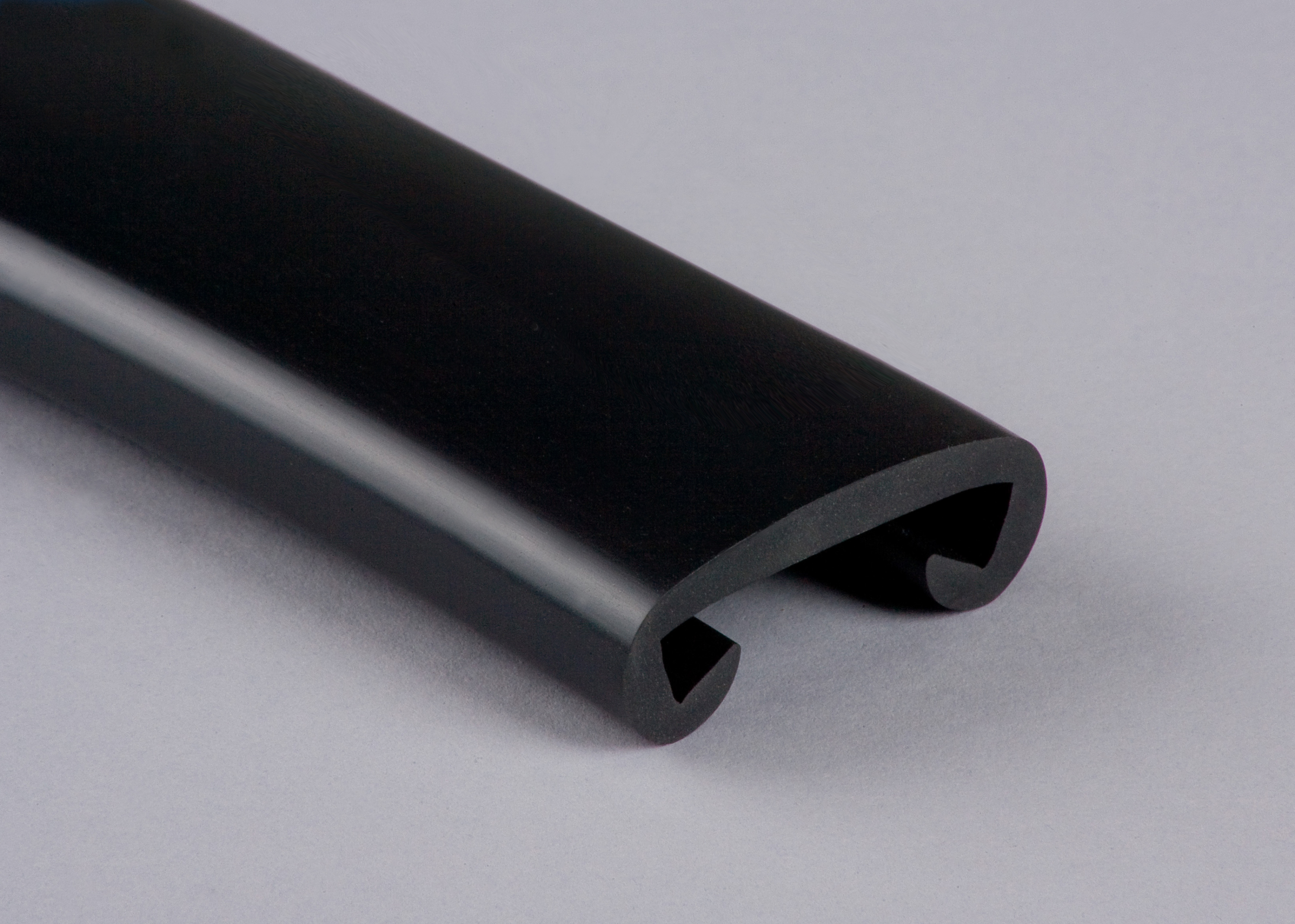 Kunststoffhandlauf für 40x8mm, schwarz