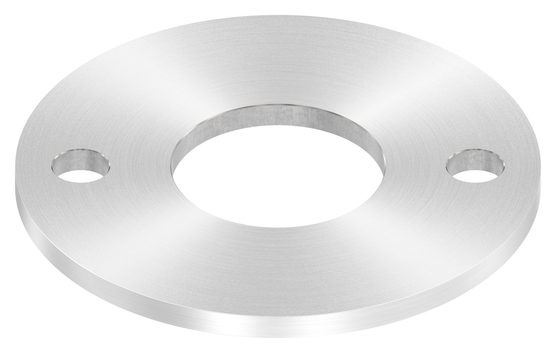 Ankerplatte Ø 120x6mm, mit Rundschliff, V2A