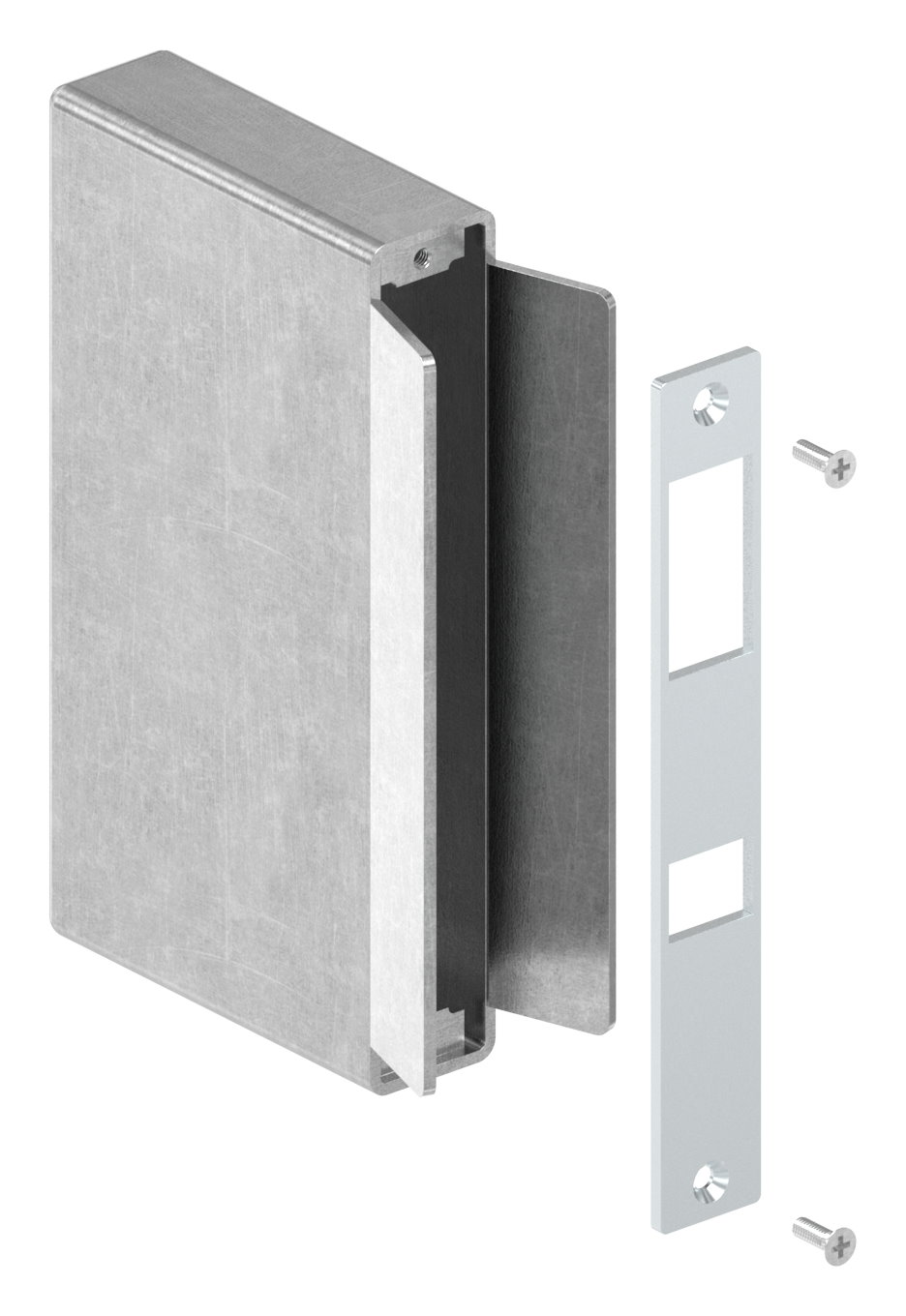 Gegenkasten für Schiebetore, Breite 30mm