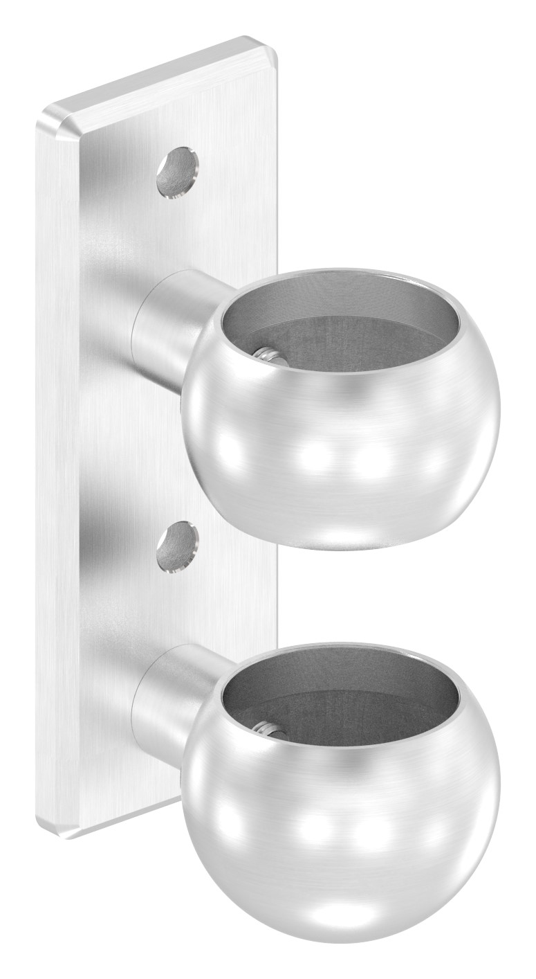 Wandbefestigung für Geländerpfosten 48,3mm, V2A