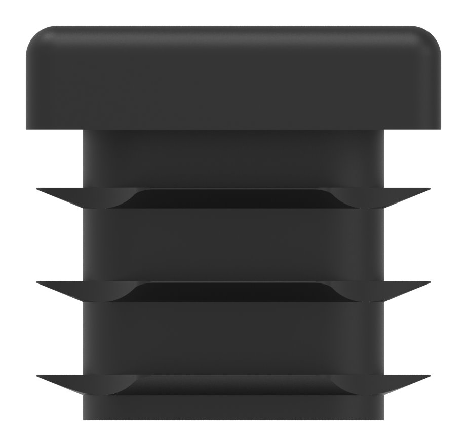 Kunststoffkappe für Rechteckrohr 40x20mm