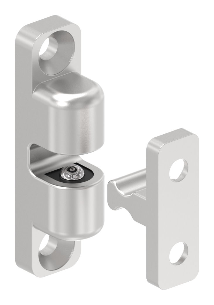 Kugelschnäpper mit Haltekraft 40N, V2A Kugelschnäpper mit Haltekraft 40N, V2A