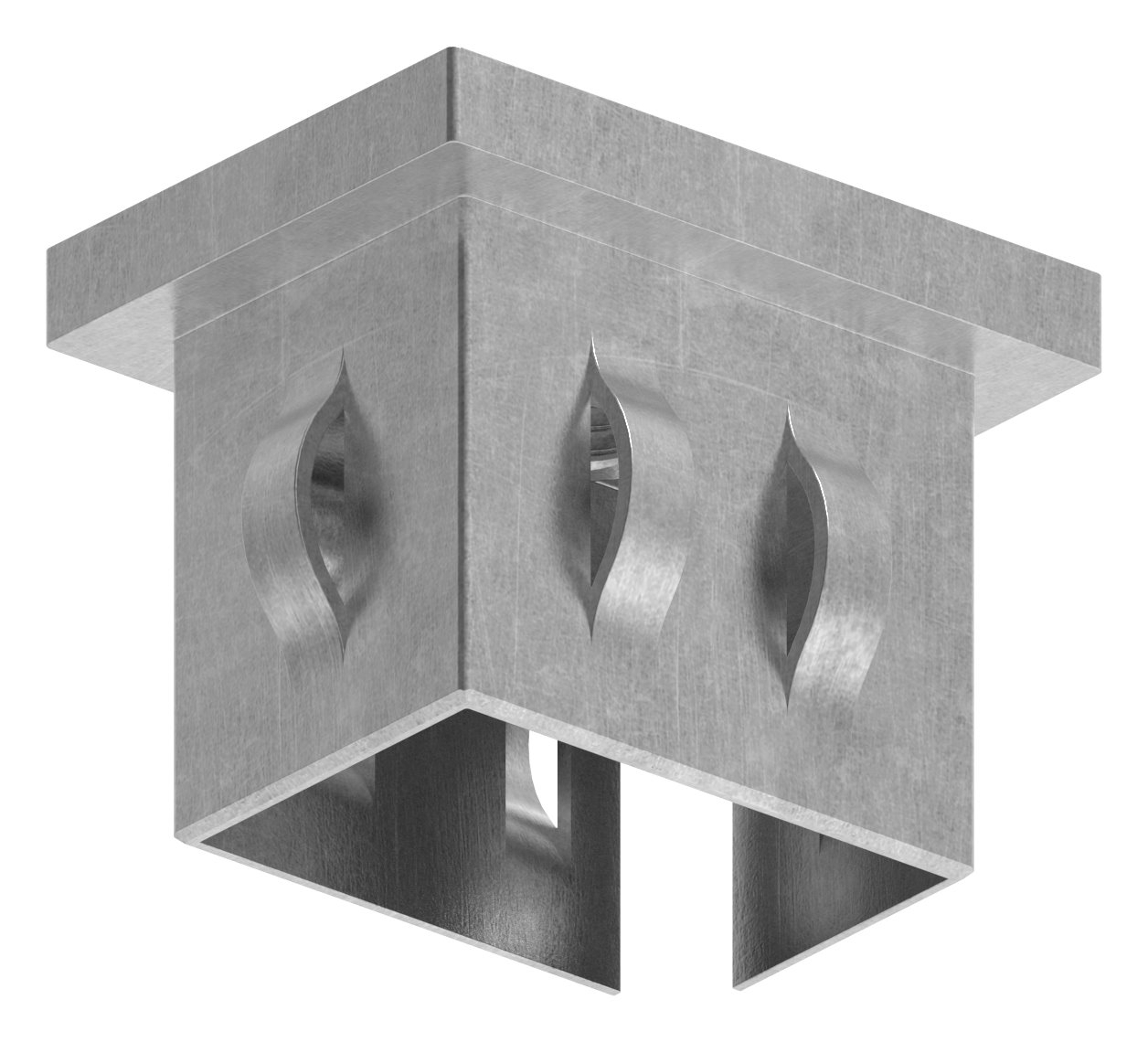 Stahleinschlagkappe, für, Rechteckrohr 40x30mm