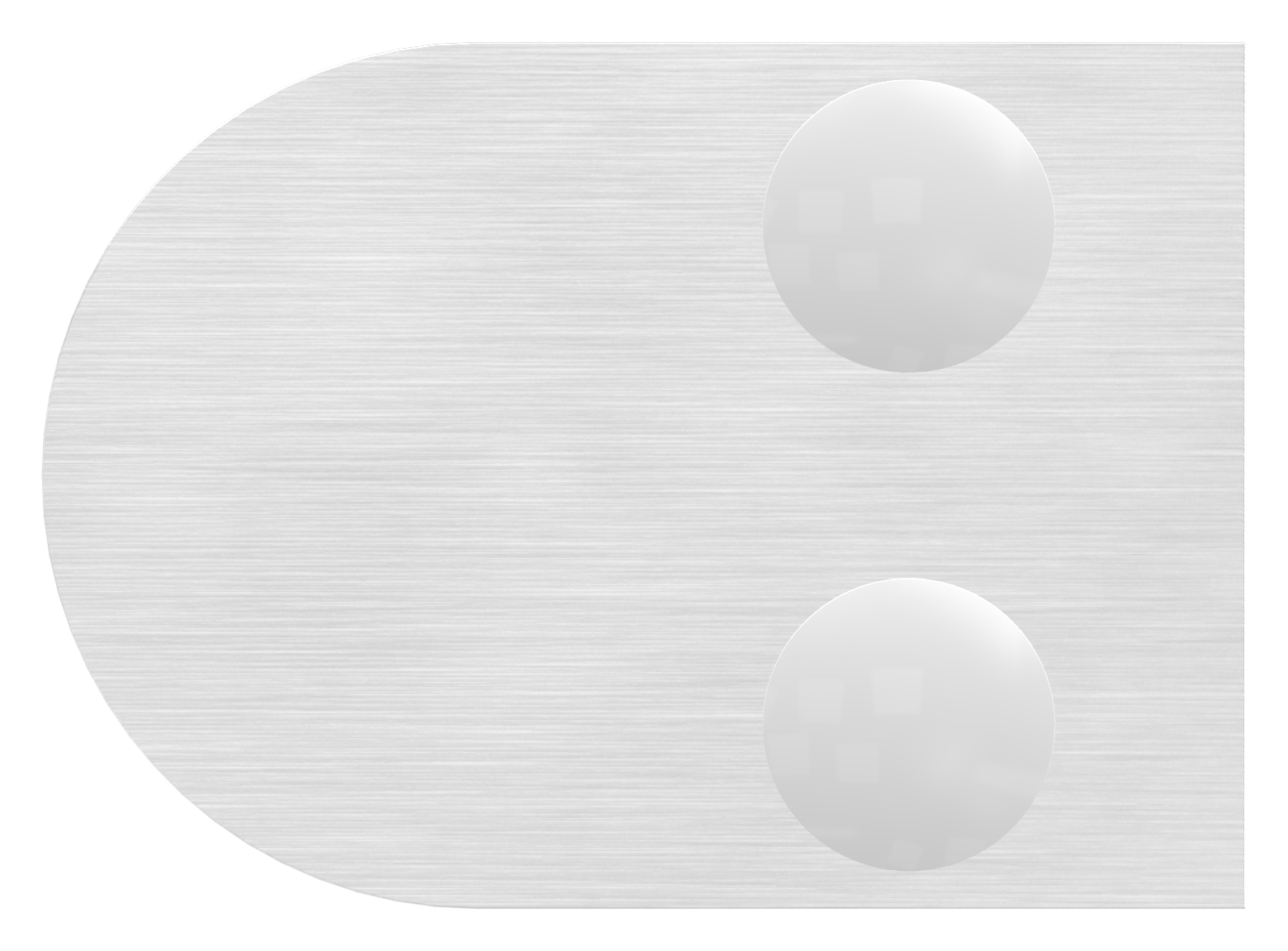 Glasklemme Mod. 30, Anschluss: 33,7mm, V2A