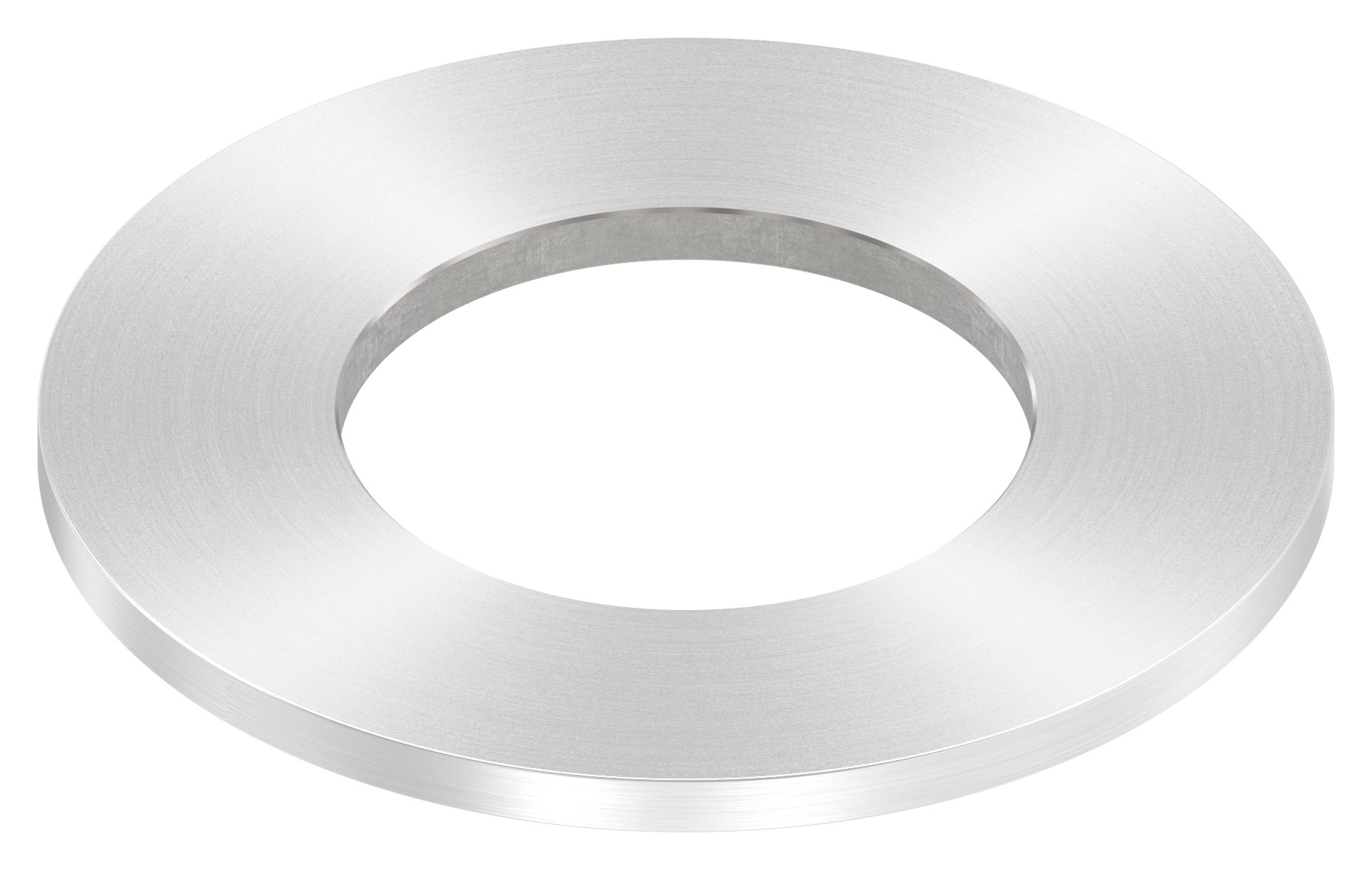 Ankerplatte Ø 80x4mm, mit Rundschliff, V2A