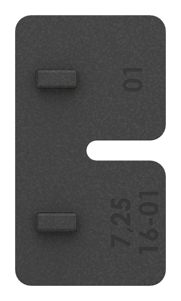 Gummi für Mod. 11, Blech 1,5 mm Gummi für Mod. 11, Blech 1,5 mm