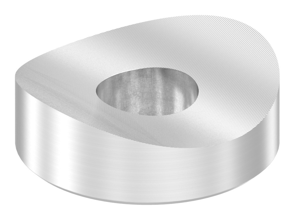 Ausgleichsstück (ohne Senkung) für Rohr 48,3mm, Ø 22mm, V2A