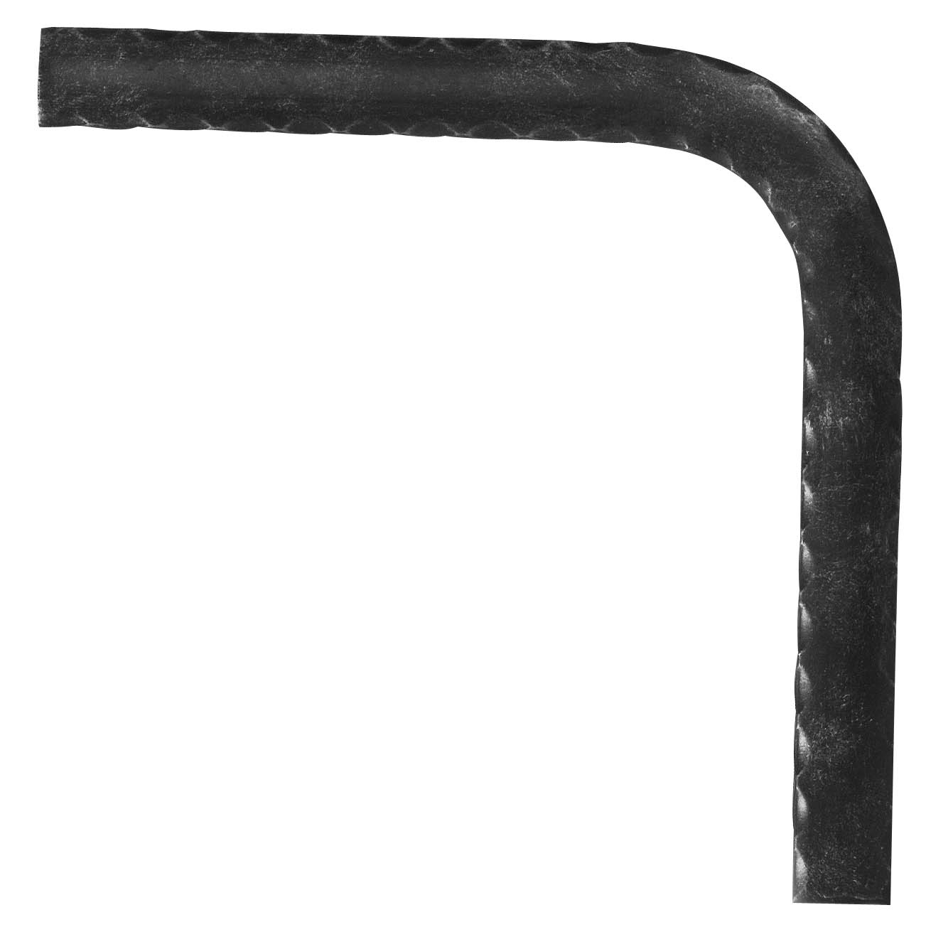 Handlaufkrümmer S235JR, 40x8mm, 90 Grad