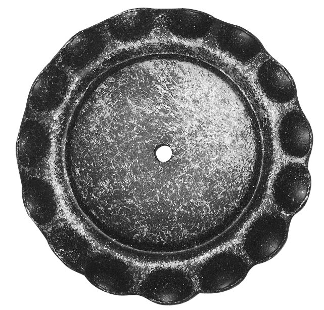 Bodenrosette 5mm, Ø 65mm, Mittelloch Ø 5,0mm