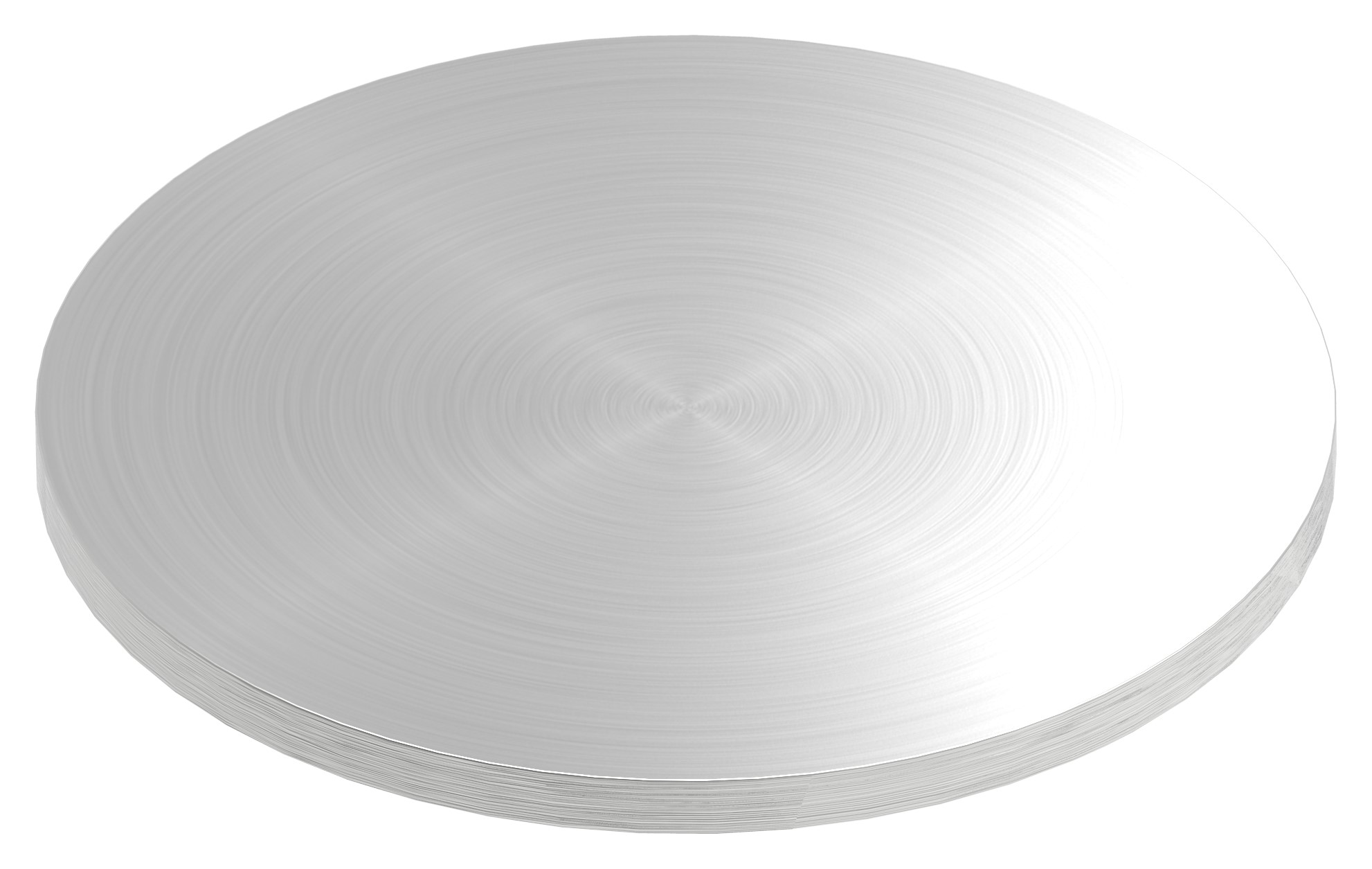 Ronde Ø 120x6mm, mit Rundschliff, V2A