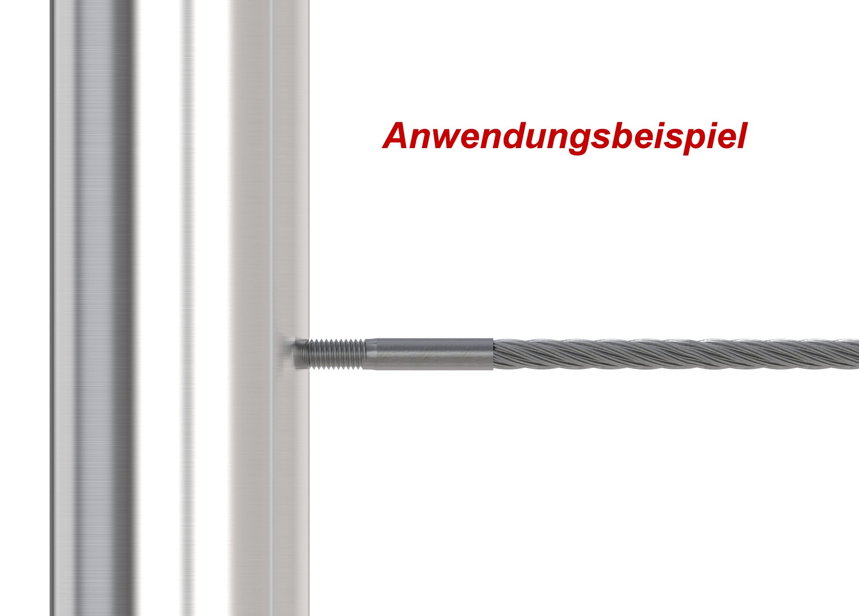 Edelstahlseil 7x7, Ø 6mm, V4A Edelstahlseil 7x7, Ø 6mm, V4A