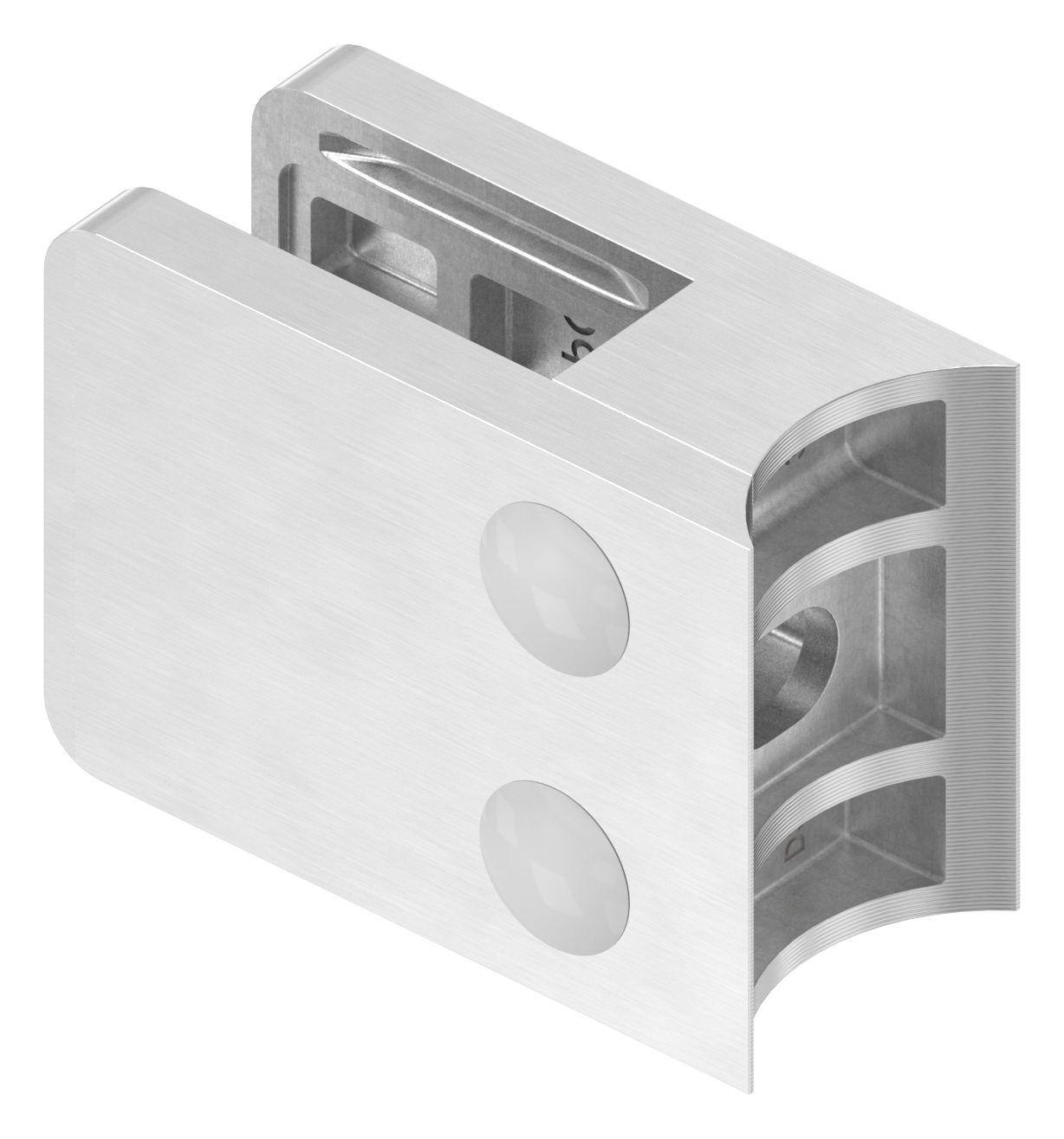 Glasklemme Mod. 36, Anschluss: 33,7mm, in V4A