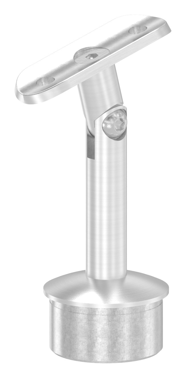 Rohrabschlussstopfen für Rohr 42,4x2,0mm, Handlaufanschlussplatte: 42,4mm, V2A