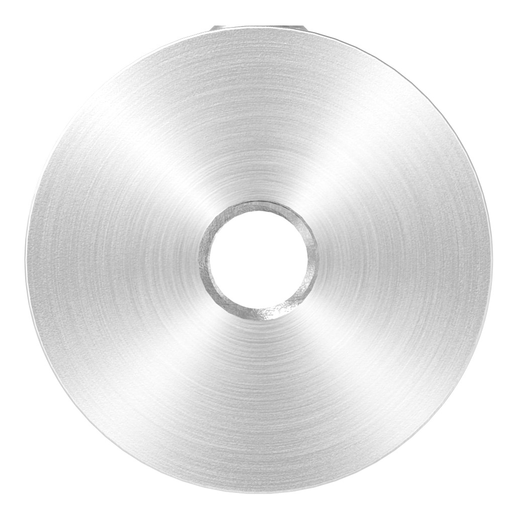 Querstabhalter (Montage zwischen zwei Flacheisen) mit 12,2mm Bohrung, V2A