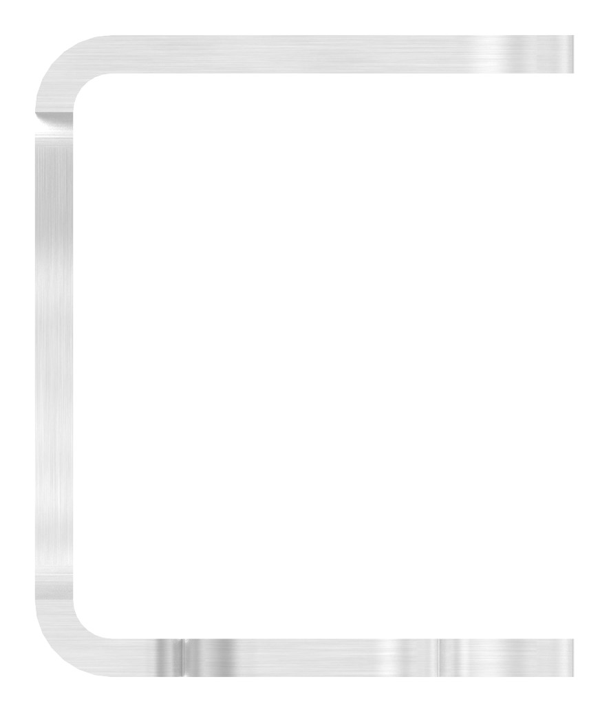 Wandbefestigung für Geländerpfosten, V2A