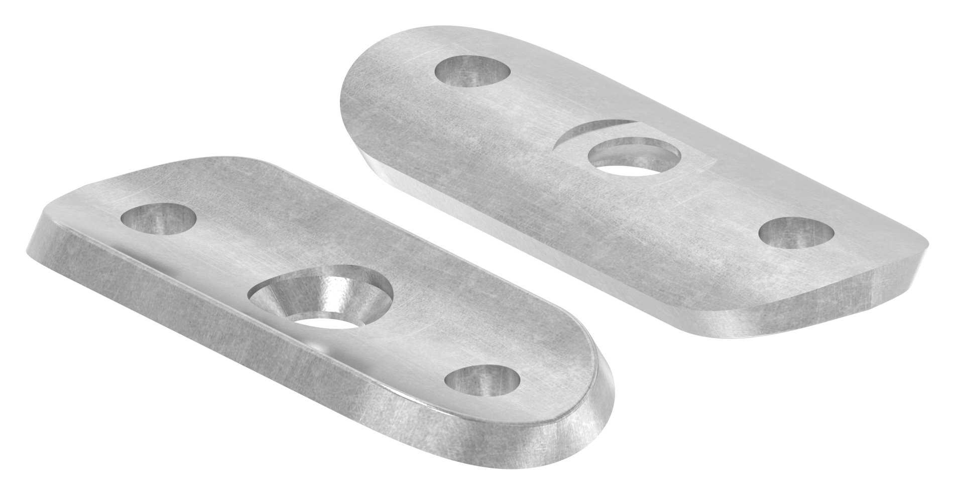 Handlaufanschlussplatte S235JR, Rohranschluss Ø 42,4 - 48,3mm Handlaufanschlussplatte S235JR, Rohranschluss Ø 42,4 - 48,3mm