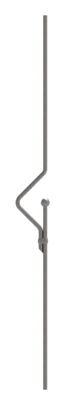 Designstab Ø 12mm, H: 1000mm, S235