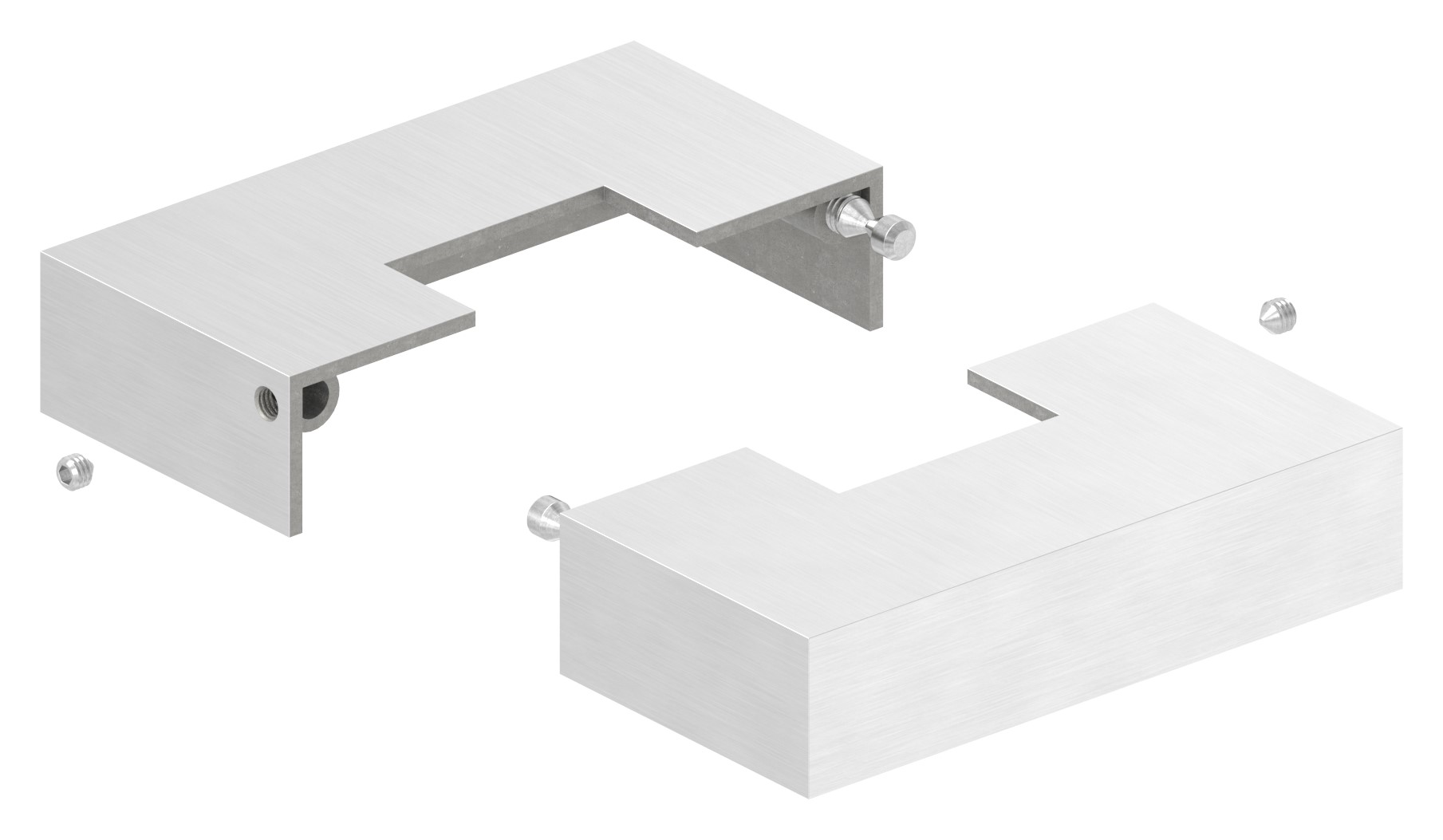 Abdeckrosette, 109x109x25mm, V2A