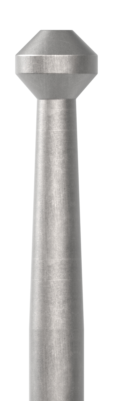 Zaunstab Ø 12mm, H: 500mm, konisch, Knopf eckig