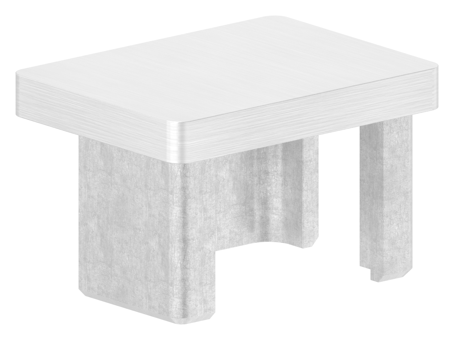 Einsteckkappe, für Rohr 40x30x2,0mm, V4A