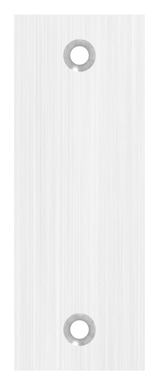 Kurzschild blind, Abmessung: 32x87x6mm, V2A