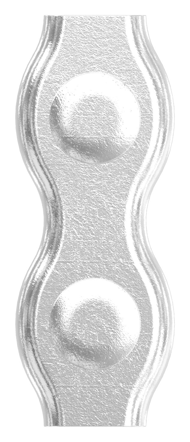 Duplexklemmen für Seil 3mm, V4A Duplexklemmen für Seil 3mm, V4A