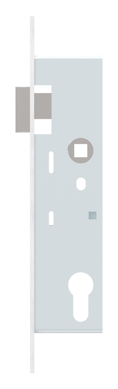 Rohrrahmenschloss verzinkt mit Dornmaß 35mm, mit Anti-Panikfunktion E, DIN rechts