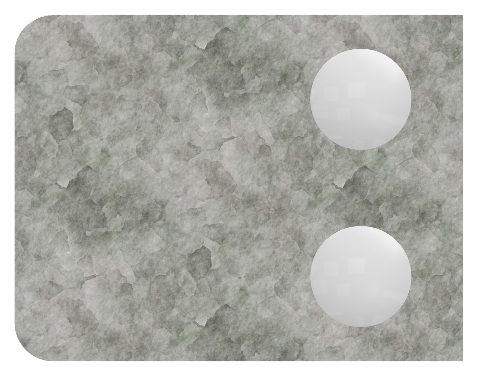 Glasklemme Mod. 36, Anschluss: 60,3mm, in Zink roh