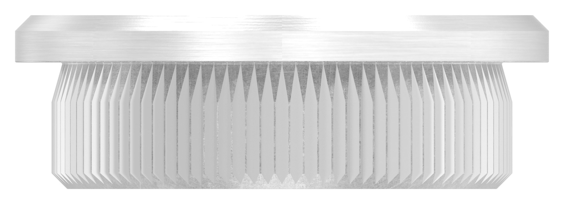 Rohrabschlussstopfen, für Rohr 33,7x2,5mm, V2A